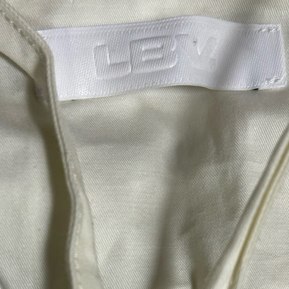 LBV Cotton Halter Dress In Ivory Size XS - Picture 9 of 9